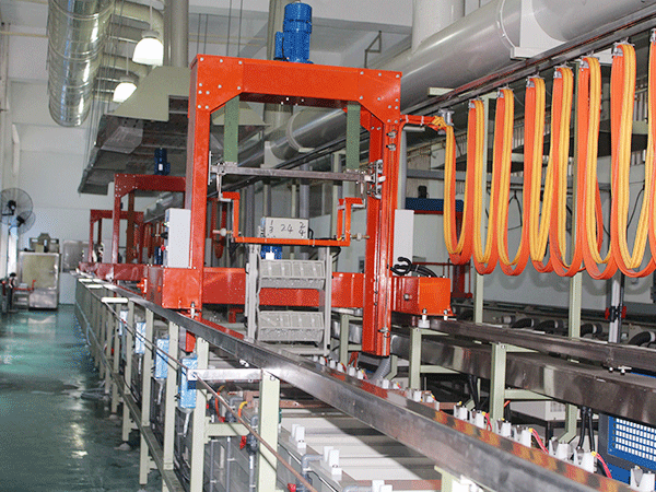 全自動(dòng)雙筒式滾鍍電鍍線 全自動(dòng)雙筒式滾鍍電鍍線