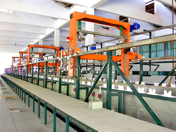 龍門式滾掛鍍鋅電鍍線 龍門式滾掛鍍鋅電鍍線