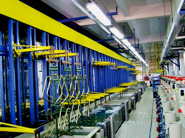 垂直升降式掛鍍生產(chǎn)線 垂直升降式掛鍍生產(chǎn)線