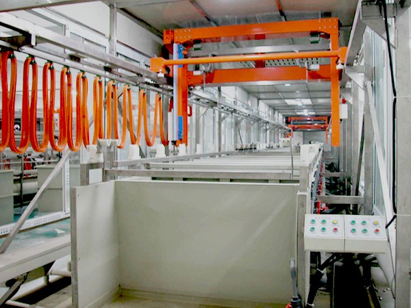 龍門式電鍍化學鎳生產線 龍門式電鍍化學鎳生產線